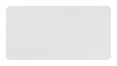Könyökalátét, újrahasznosított bőr, 70x36 cm, LEITZ, világosszürke
