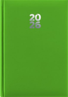 Naptár, tervező, A5, heti, DAYLINER, "Pannon", világoszöld