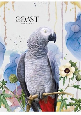 Füzet, tűzött, A4, vonalas, 48 lap, SHKOLYARYK "My own coast", vegyes