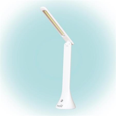 Asztali lámpa, LED, szabályozható, USB, HOME, fehér
