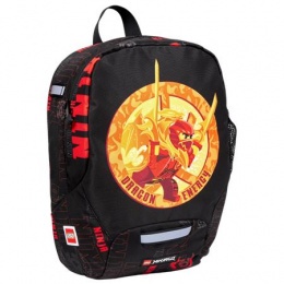 Hátizsák, ovis, LEGO "Ninjago Dragon Energy", fekete-mintás