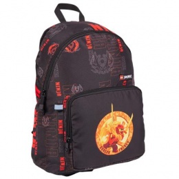 Hátizsák, LEGO "Ninjago Dragon Energy", fekete-mintás